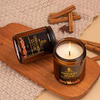 Fall Candle, Cinnamon Clove Scented for Home, 7oz Soy Wax, alternate view 6