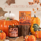 Fall Candle, Clove Cinnamon Scented Candles for Home, Natural Soy Autumn Candle Aromatherapy Candle, 7 oz Jar, alternate view