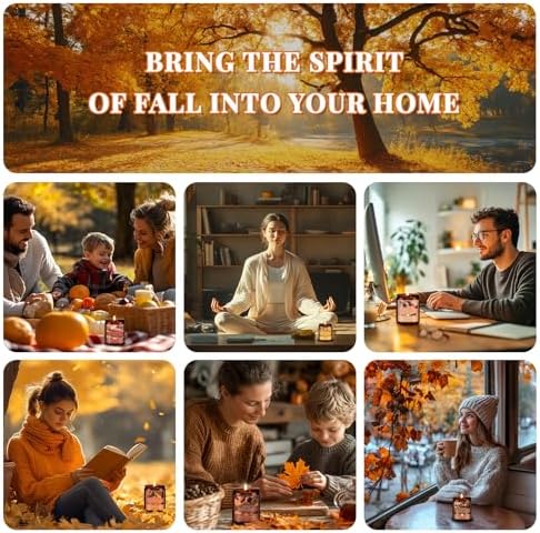 Fall Candle, Maple & Cream Latte Scented Candles for Home, Natural Soy Autumn Candle Aromatherapy Candle, 7 oz, alternate
