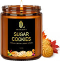 Fall Candle, Sugar Cookies Scented for Home, 7oz Soy Wax