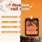 Fall Candles Set, 8 Pack Candles for Home Scented Natural Soy Wax, Autumn Gifts Set for Women Men, Fall, alternate view 2