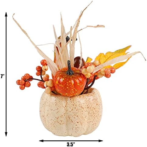 Fall Decorations for Home Table Centerpiece Fake Pumpkin Decor, alternate view 3