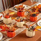 Fall Decorations for Home Table Centerpiece Fake Pumpkin Decor, alternate view 6