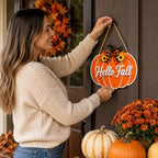 Fall Door Welcome Sign for Home Decor Hanger, alternate view 6