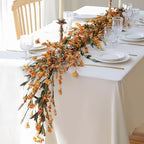 Fall Garland Artificial Flower Garlands 6 Feet Fake Wildflower Floral Garland Hanging Vines Flowers Decorations, alternate