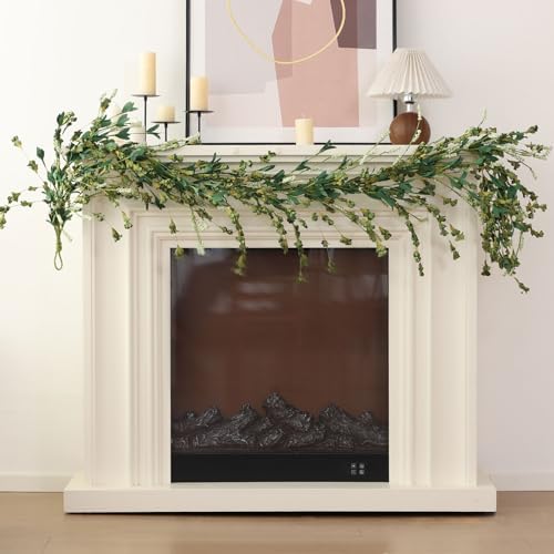 Fall Garland Artificial Flower Garlands 6 Feet Fake Wildflower Floral Garland Hanging Vines Flowers Decorations, alternate