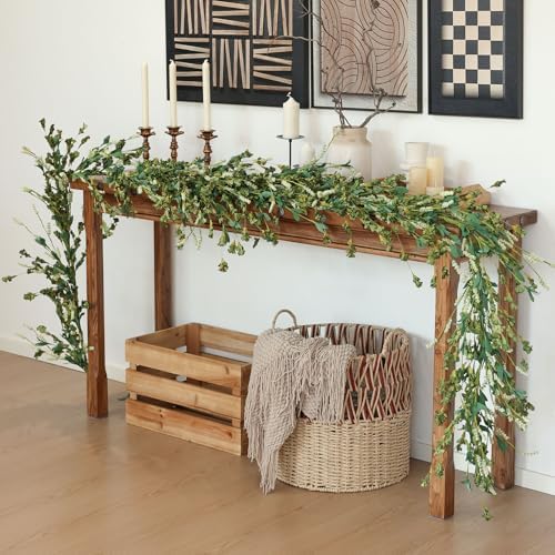 Fall Garland Artificial Flower Garlands 6 Feet Fake Wildflower Floral Garland Hanging Vines Flowers Decorations, alternate