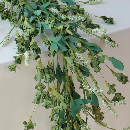 Fall Garland Artificial Flower Garlands 6 Feet Fake Wildflower Floral Garland Hanging Vines Flowers Decorations, alternate