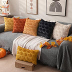 Fall Pillow Covers 12x20 2Pcs Yellow Pumpkin Fall Decoration for Home, alternate view 5
