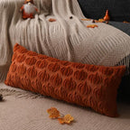 Fall Pillow Covers 14x36 1Pcs Rust Pumpkin Fall Decorations for Home, alternate view 4