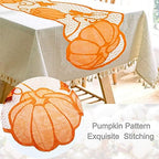 Fall Table Runner Fall Decorations for Home 13 x 72 Inch Pumpkin Lace in 13 x 72 Inch, alternate view 4