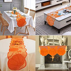 Fall Table Runner Fall Decorations for Home 13 x 72 Inch Pumpkin Lace in 13 x 72 Inch, alternate view 5