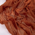 Fall Table Runner Terracotta Cheesecloth Boho Wedding Thanksgiving Decor, alternate view 3