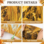 Fall Tablecloth Roll, Thanksgiving Cornfield Stalk Backdrop, alternate view 3