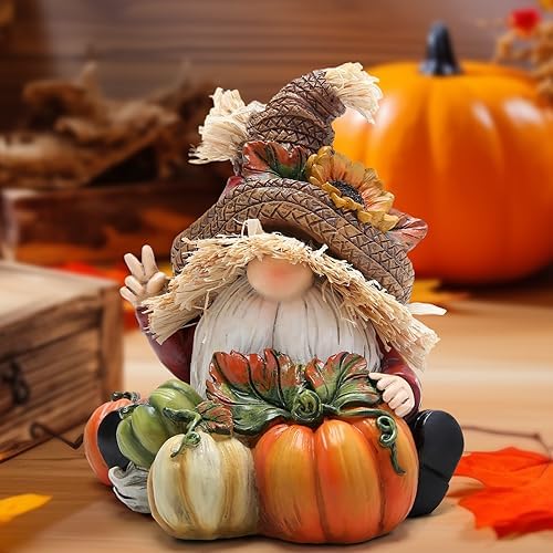 Fall Thanksgiving Pumpkin Gnomes Decorations for Home, Fall Decor, alternate view 2