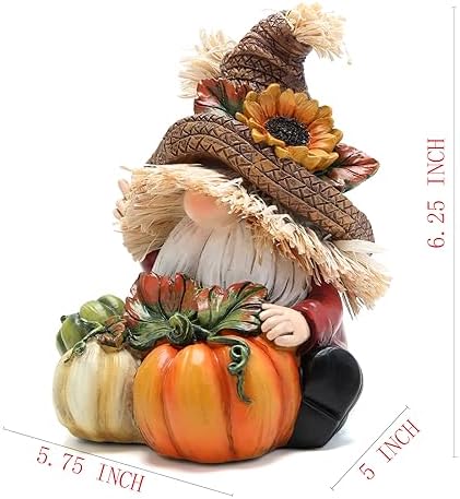 Fall Thanksgiving Pumpkin Gnomes Decorations for Home, Fall Decor, alternate view 3