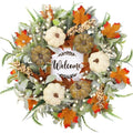 Fall Wreath 23’’ for Front Door with Sign for Thanksgiving Autumn
