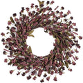 Fall Wreath, 24 Inch Fall Wreaths for Front Door
