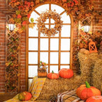 Fall Wreaths for Front Door 22 Inch Autumn Outdoor Wreath, alternate view 4