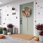Fall Wreaths for Front Door - 24 Inch Autumn Harvest Wreath, alternate view 2