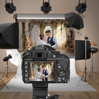 Fantasy Castle Backdrops for Wedding 8x6.5ft Princess Boudoir House Backdrop Windowsills Roman Column, alternate view 2