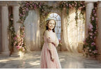 Fantasy Castle Backdrops for Wedding 8x6.5ft Princess Boudoir House Backdrop Windowsills Roman Column, alternate view 3