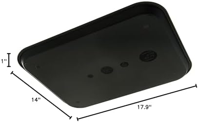 Fast Food Cafeteria Tray, Durable Polypropylene with Slip-Resistant Surface, Stackable for Cafes and Schools, alternate view