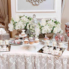 Faux Flower Balls Table Centerpieces, 2 Pcs, White, 14.2" Diameter in 11"x5.3" in White, alternate view 2