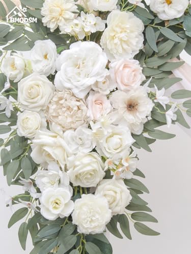 Faux Flowers Arch Flowers with Drapes (Set of 4) Wedding Decor and Wedding Arch Draping Artificial Flower, alternate view 5