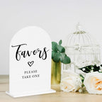 Favors Please Take One Acrylic Sign, Wedding Engagement Bridal Shower Decor for Ceremony Modern Calligraphy Arch, alternate