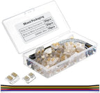 FCOB 6Pin 12mm 0.47in Transparent Connector Kit 30pcs Strip to Wire 30pcs Gapless Solderless Connectors 10pcs