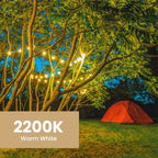 Feit Electric Incandescent Outdoor String Lights - 20ft, Linkable, SL20-10, alternate view 5