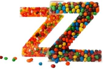 Fillable Alphabet Acrylic Tray Letter Candy Jar Reusable Party Food Jar with Magnetic Lid 10-Inch Sealed