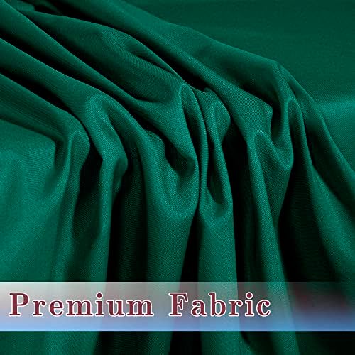 Fitted Table Cloths For 4 Foot Rectangle Tables, Vendor Booth 2 Pcs Green in 4FT|2 Pack in Green, alternate view 4