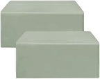 Fitted Table Cloths For 6 Foot Rectangle Tables 2 Pack Sage Green in 6FT|2 Pack in Sage Green