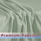 Fitted Table Cloths For 6 Foot Rectangle Tables 2 Pack Sage Green in 6FT|2 Pack in Sage Green, alternate view 3