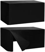 Fitted Table Cloths For 6 Foot Rectangle Tables,2 Pcs Versatile Black in 4FT|2 Pack in Versatile Black