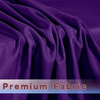 Fitted Table Cloths For 6 Foot Rectangle Tables, Vendor Booth 2 Pack Purple in 6FT|2 Pack in Purple, alternate view 3