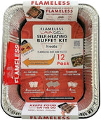 Flame-Free Catering Heat Pads & Buffet Kits - Sustainable Natural Mineral Food Warming Solution for Full & Half