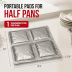 Flame-Free Catering Heat Pads & Buffet Kits - Sustainable Natural Mineral Food Warming Solution for Full & Half, alternate