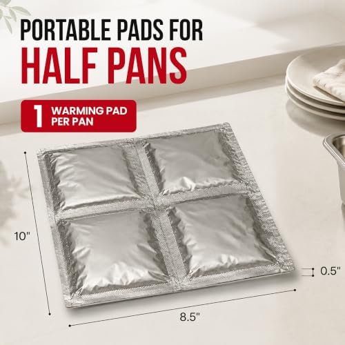 Flame-Free Catering Heat Pads & Buffet Kits - Sustainable Natural Mineral Food Warming Solution for Full & Half, alternate