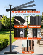 FlexRay 80" Electric Infrared Patio Heater for Indoor Outdoor, alternate view 4