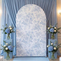 Floral Arch Cover 7.2ft Blue Stretchy Spandex for Wedding in 7.2ft in Blue