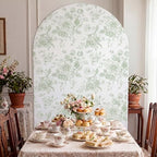 Floral Arch Cover 7.2ft Sage Green Stretchy Spandex for Wedding in 7.2ft in Sage Green, alternate view 5