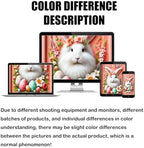 Floral Bunny Easter Door Cover 35x70 Inches Polyester in 35x70 Inches, alternate view 7