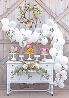 Floral Wreath with Daisy Wildflower Eucalyptus Leave and Berries Spring Summer Wreath for Front Door Wall, alternate view 4