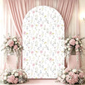 Flower Arch Backdrop Cover 7.2ft Stretch Fabric Cover Fits Arch Backdrop Stand, Stand for Wedding, Birthday