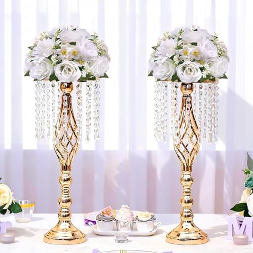Flower Balls for Centerpieces Tables: 10 PCS White Flowers for Centerpieces in White, alternate view 4