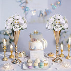 Flower Balls for Centerpieces Tables: 10 PCS White Flowers for Centerpieces in White, alternate view 7
