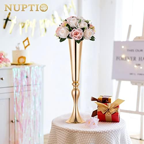 Flower Balls for Table Centerpieces: Artificial Rose Arrangement in Peachy Pink & Creamy White, alternate view 2